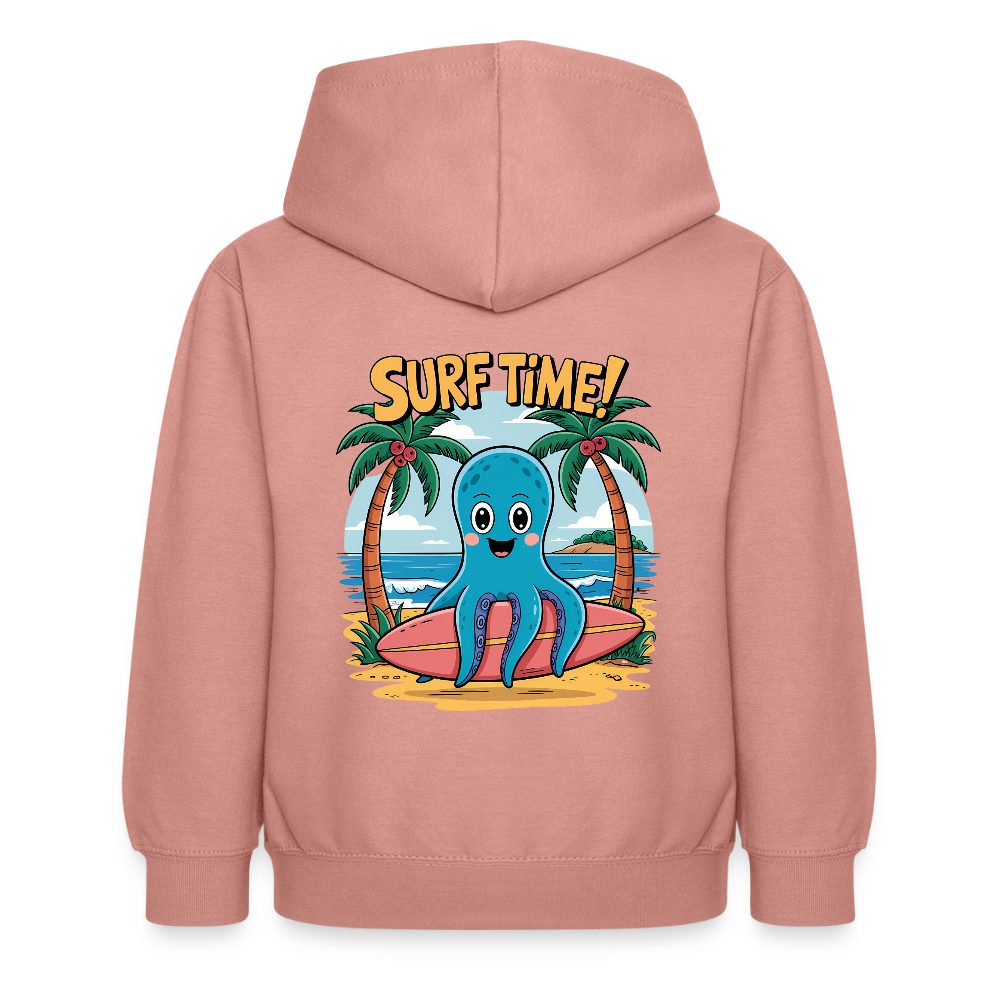Children's  Unisex Hoodie - dusky rose