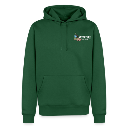 Men’s Premium Hiking /Walking  Hoodie - bottle green