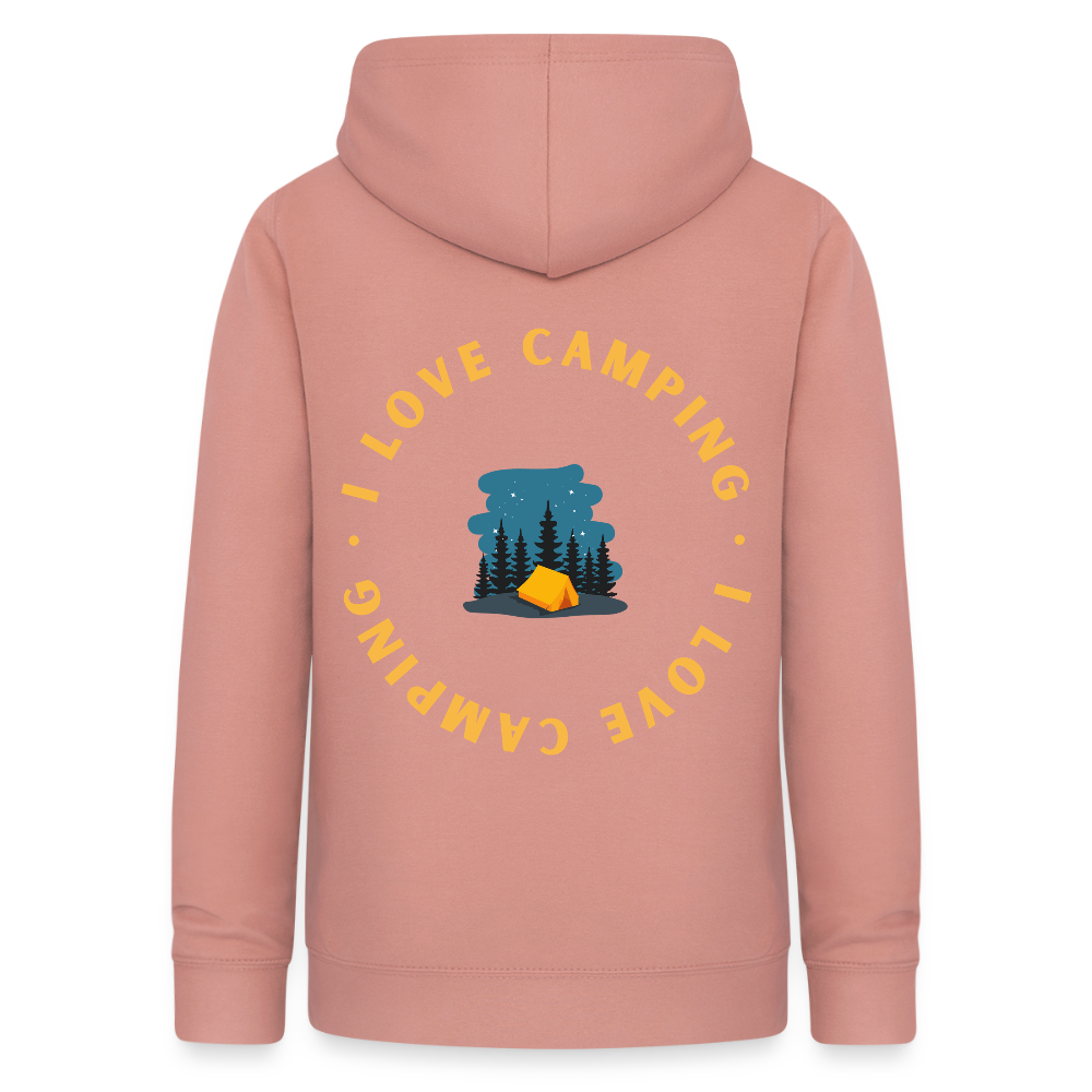 Women's Camping Hoodie - dusky rose