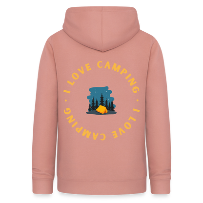 Women's Camping Hoodie - dusky rose