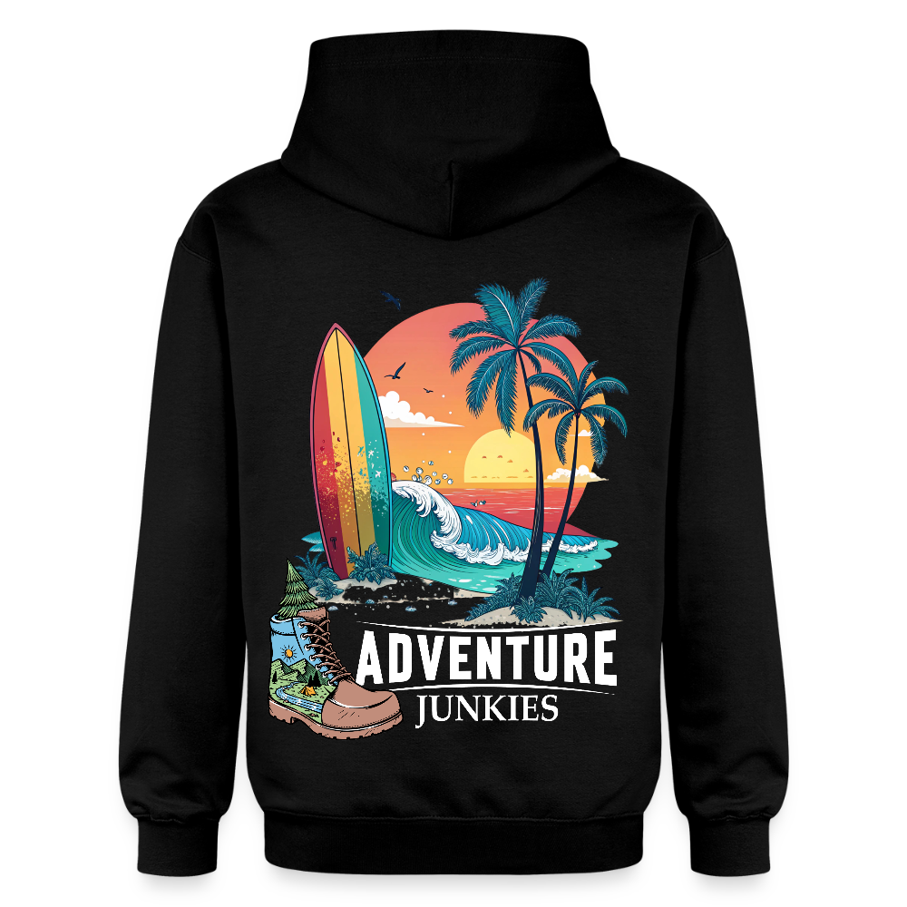 Adult Unisex  Midweight Hoodie - black