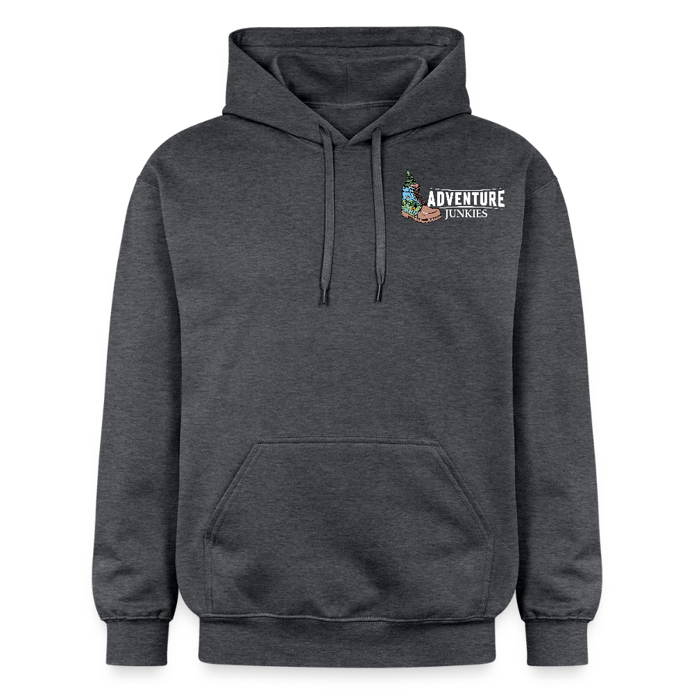 Adult  Unisex Midweight Hoodie - dark heather grey
