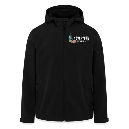 Unisex Recycled Softshell Jacket  THE DISCOVERER - black
