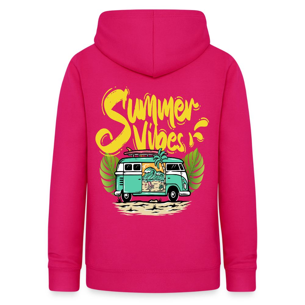 Women's Camping Hoodie - dark pink