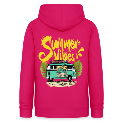 Women's Camping Hoodie - dark pink