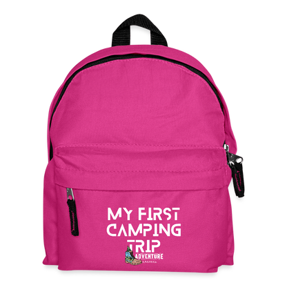 Kids' Backpack My First Camping Trip - fuchsia