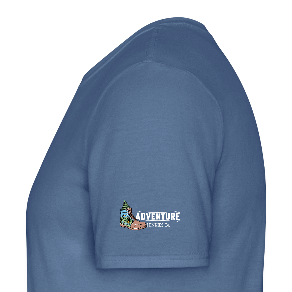 Men's Camping T-Shirt - dove blue 