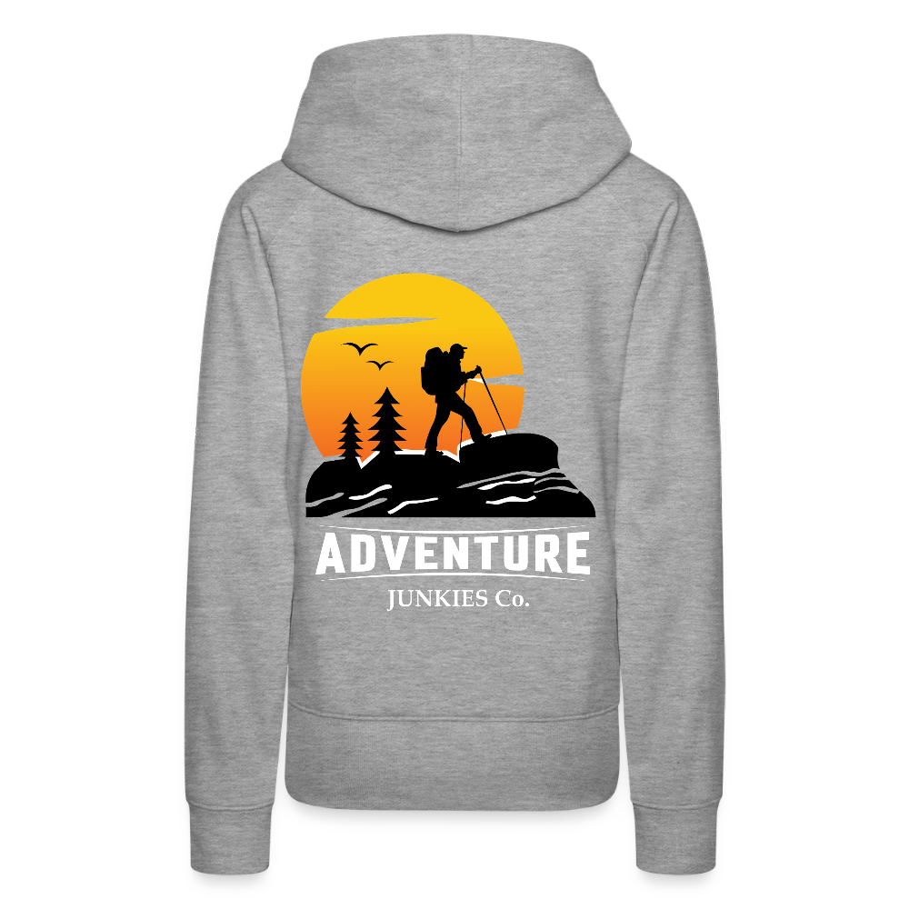 Women’s Premium Hiking/Walking Hoodie - heather grey