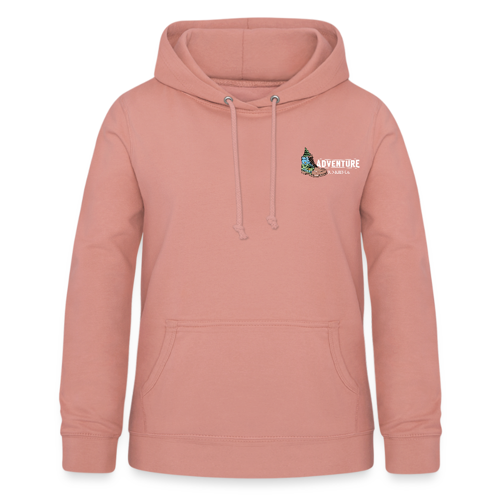 Women's Hoodie Water Adventures - dusky rose