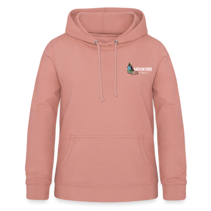 Women's Hoodie Water Adventures - dusky rose