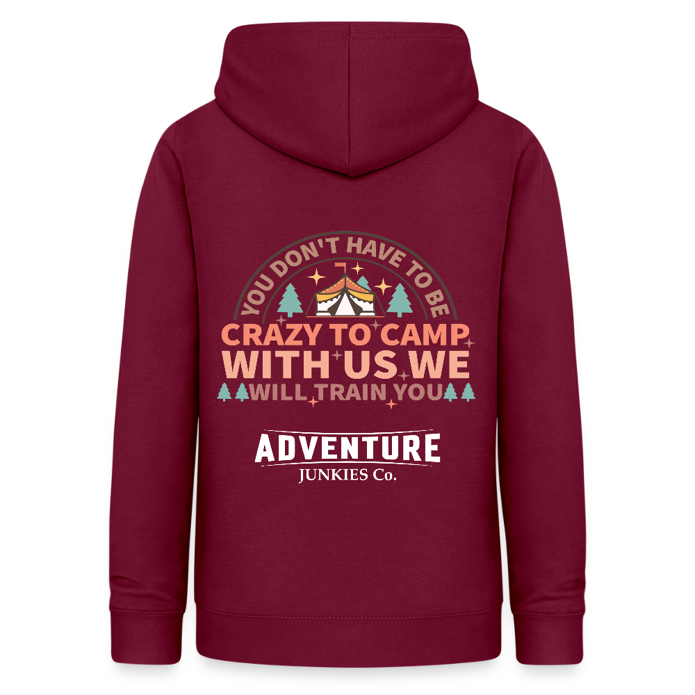 Women's Camping Hoodie - bordeaux