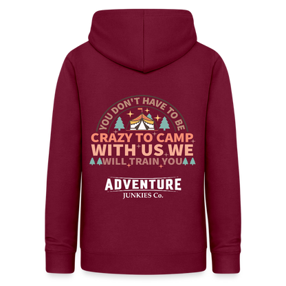 Women's Camping Hoodie - bordeaux