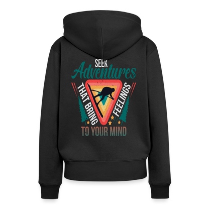 Women’s Premium  Hiking / Walking Hoodie - black