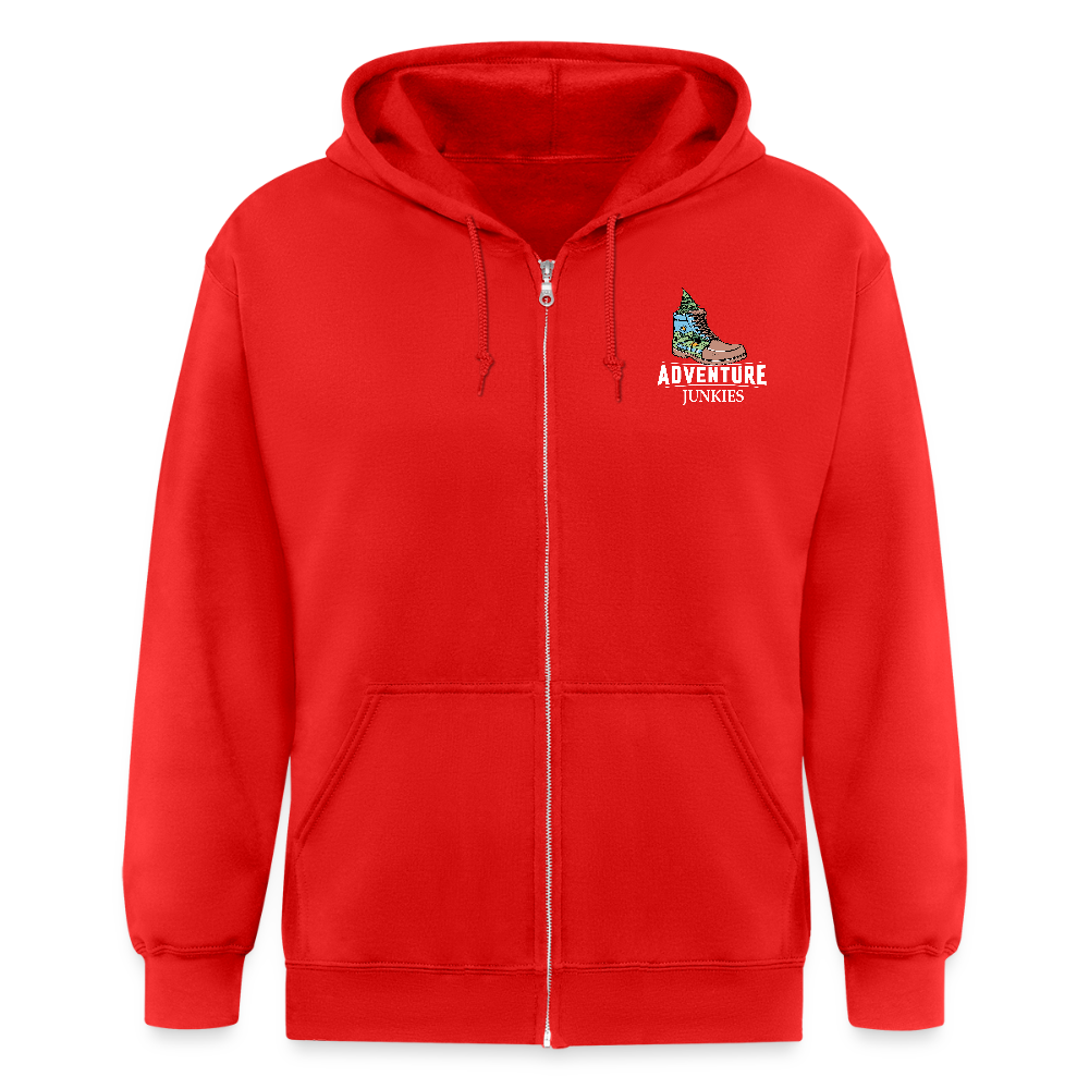 Unisex Heavyweight Hooded Jacket - red