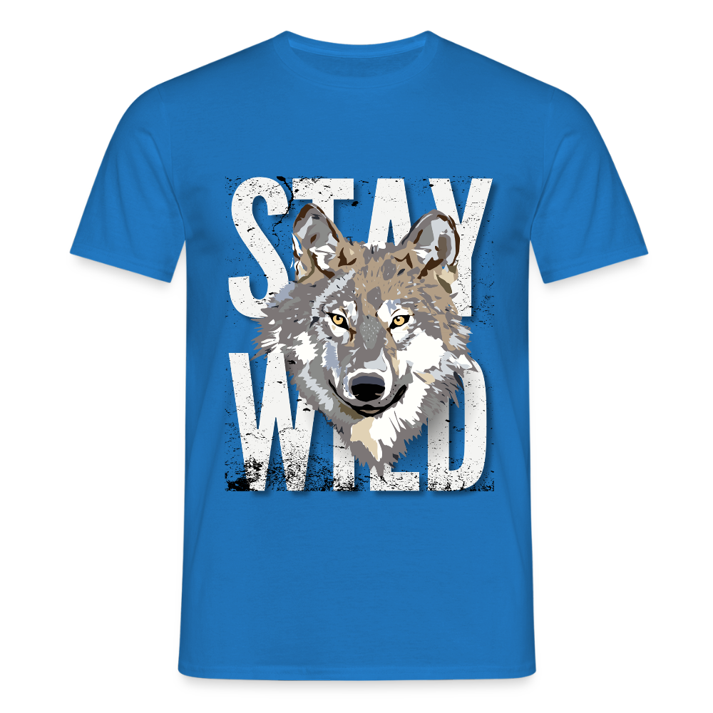 Men's Camping T-Shirt - royal blue