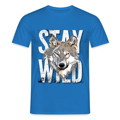 Men's Camping T-Shirt - royal blue