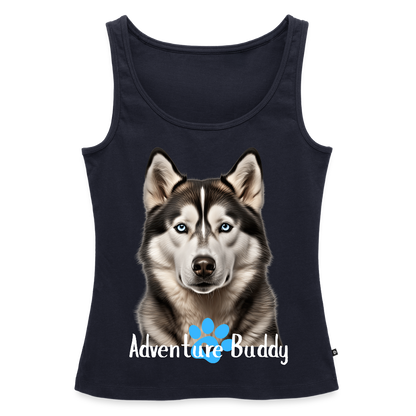 Women’s Premium Tank Top   {Customise Breed & Paw } - navy