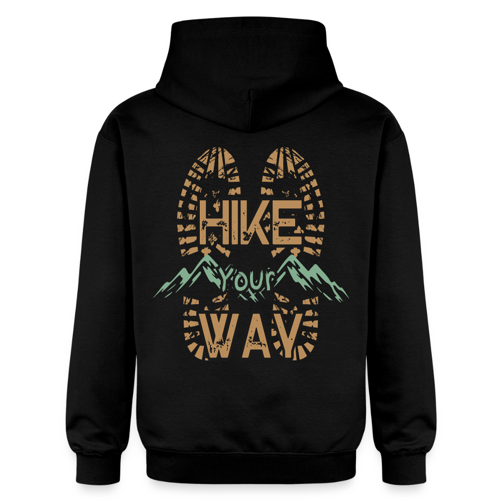 Adult Unisex Midweight Hoodie - black