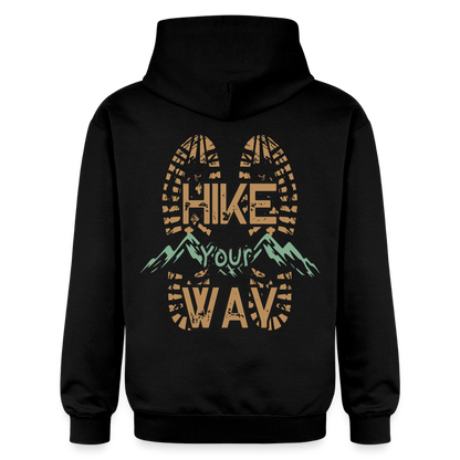 Adult Unisex Midweight Hoodie - black