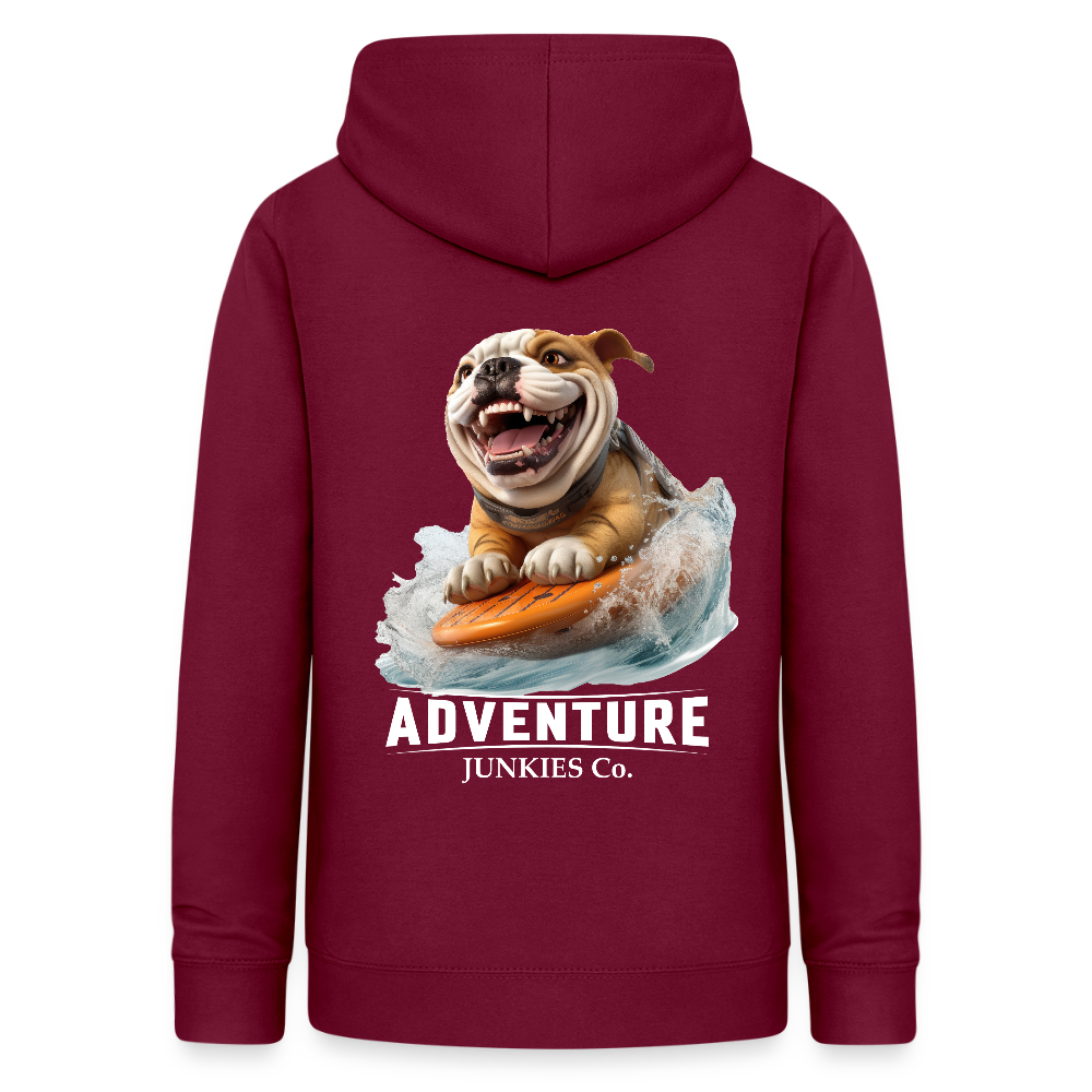 Women's Hoodie Water Adventures - bordeaux