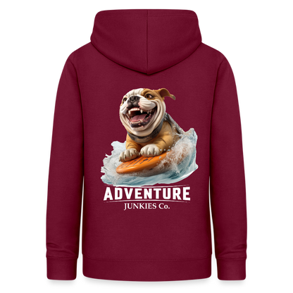 Women's Hoodie Water Adventures - bordeaux