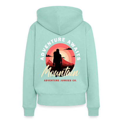 Women’s Premium Hiking/Walking Hoodie - mint 