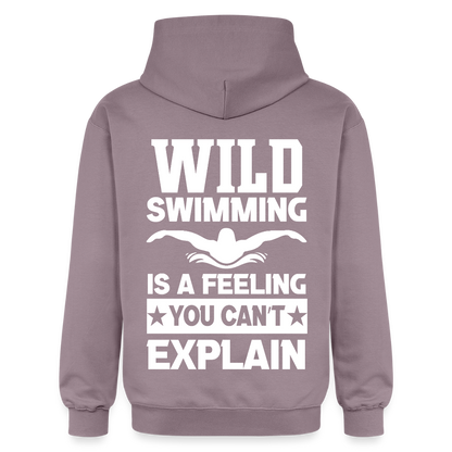 Adult Unisex  Midweight Hoodie - purple-grey 