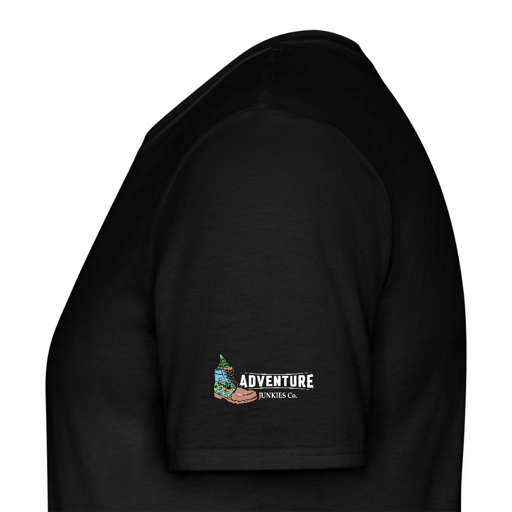 Men's Hiking & Walking T-Shirt - black