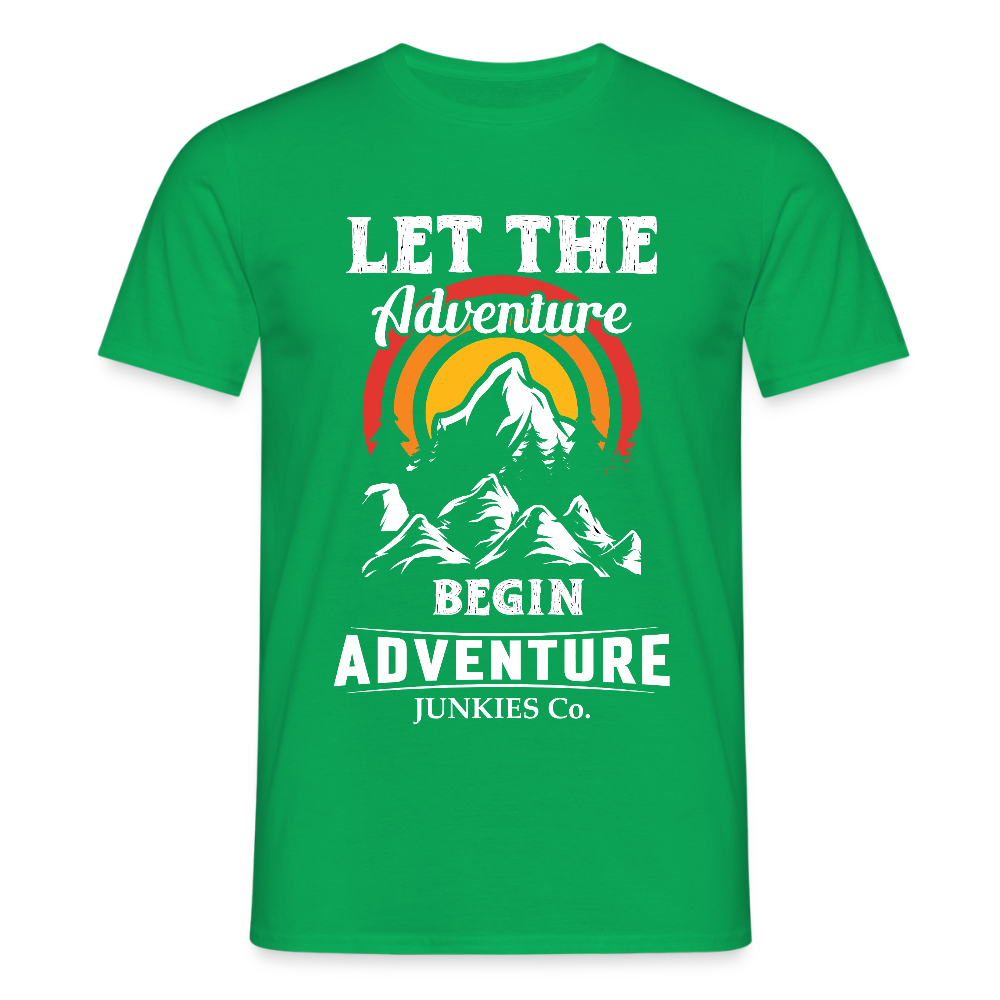 Men's Hiking & Walking T-Shirt - kelly green