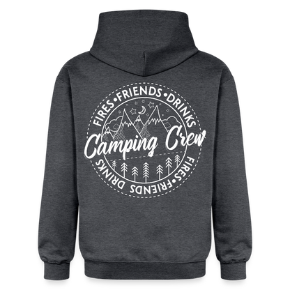 Unisex Midweight Hoodie - dark heather grey