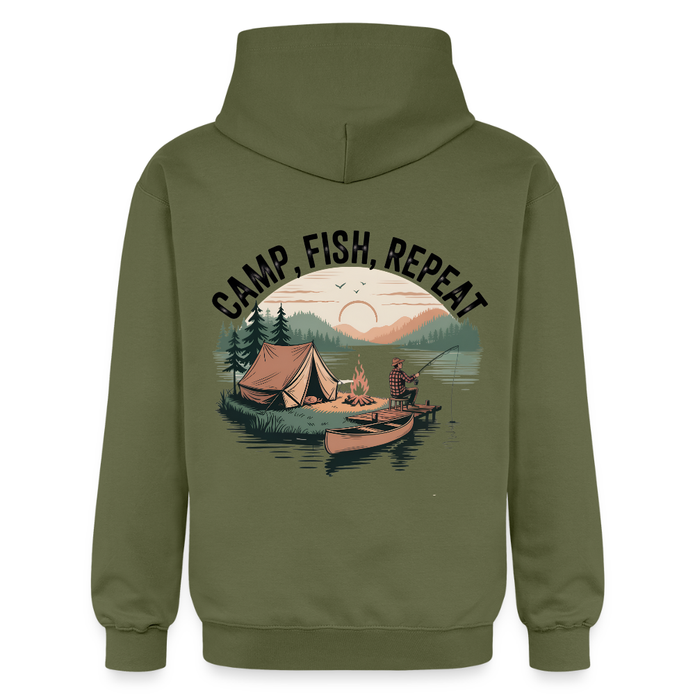 Unisex Midweight Hoodie - military green