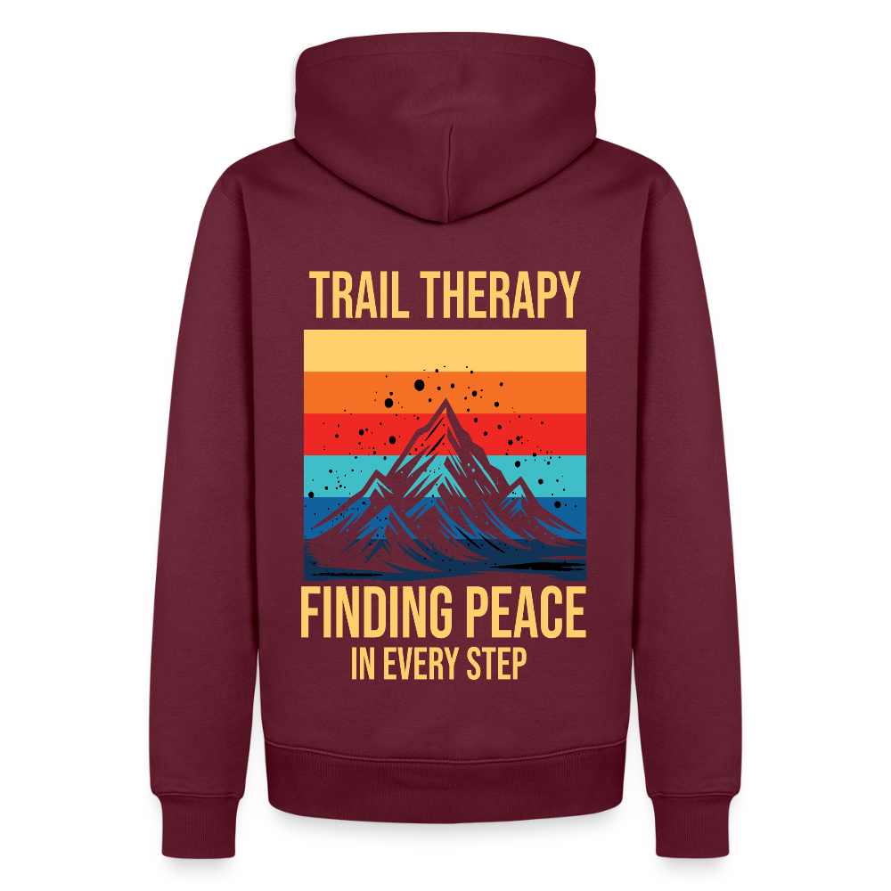 Men’s Premium Hiking / Walking  Hoodie - burgundy