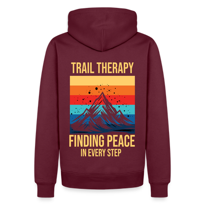 Men’s Premium Hiking / Walking  Hoodie - burgundy