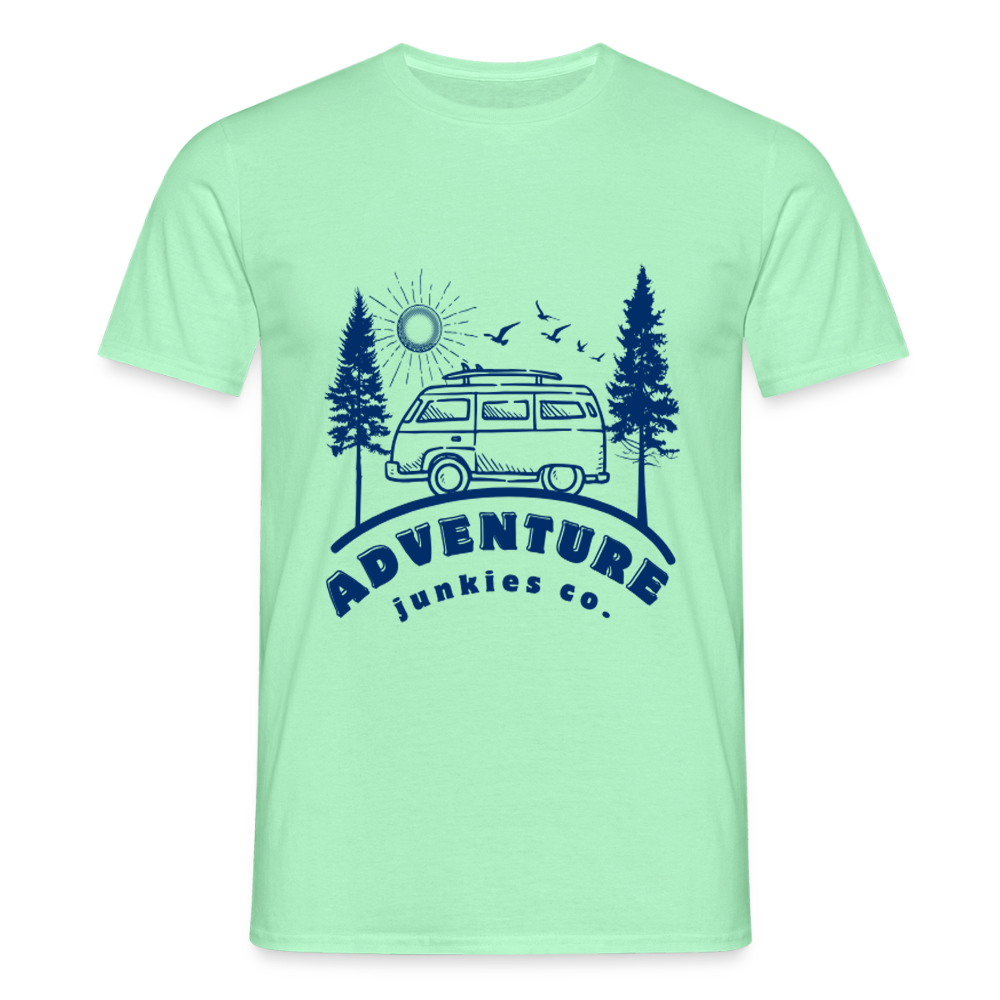 Men's Camping T-Shirt - mint green