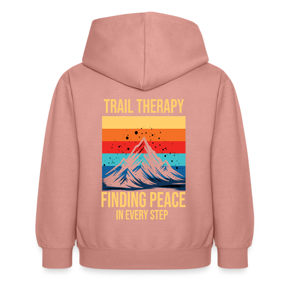 Children's  Unisex Hoodie - dusky rose
