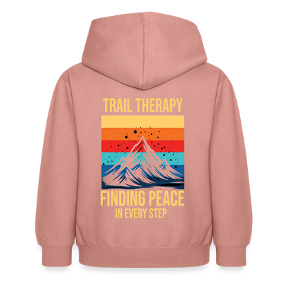 Children's  Unisex Hoodie - dusky rose