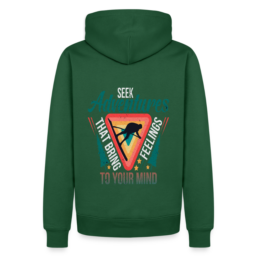 Men’s Premium Hiking / Walking Hoodie - bottle green