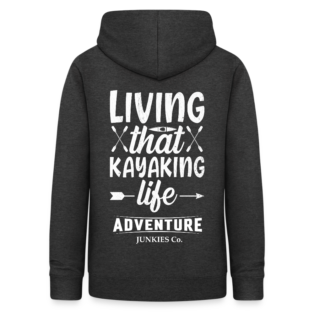Women's Hoodie Water Adventures - charcoal grey