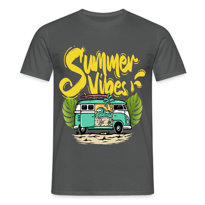 Men's Camping  T-Shirt - charcoal grey