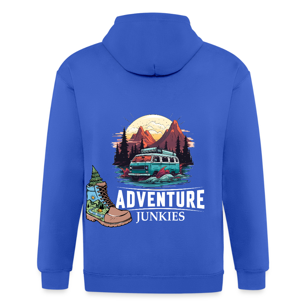 Unisex Heavyweight Hooded Jacket - royal blue