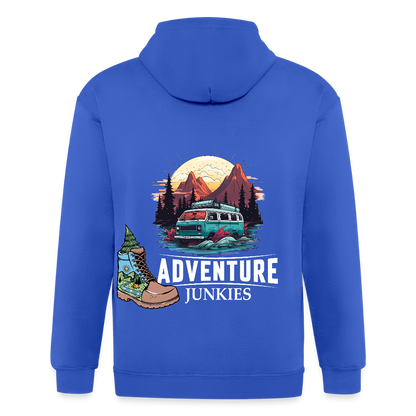 Unisex Heavyweight Hooded Jacket - royal blue