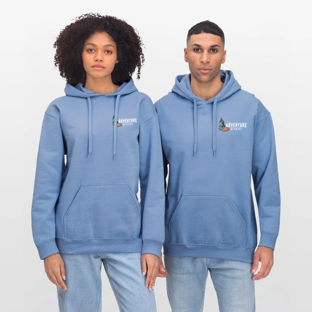 Adult Unisex Midweight Hoodie - carolina blue