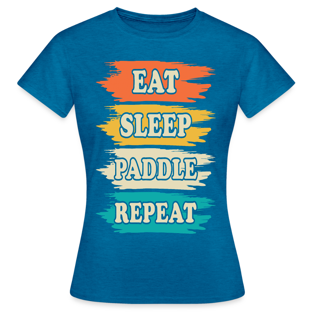 Women's Water Adventure  T-Shirt - antique blue sapphire heather