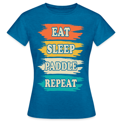 Women's Water Adventure  T-Shirt - antique blue sapphire heather