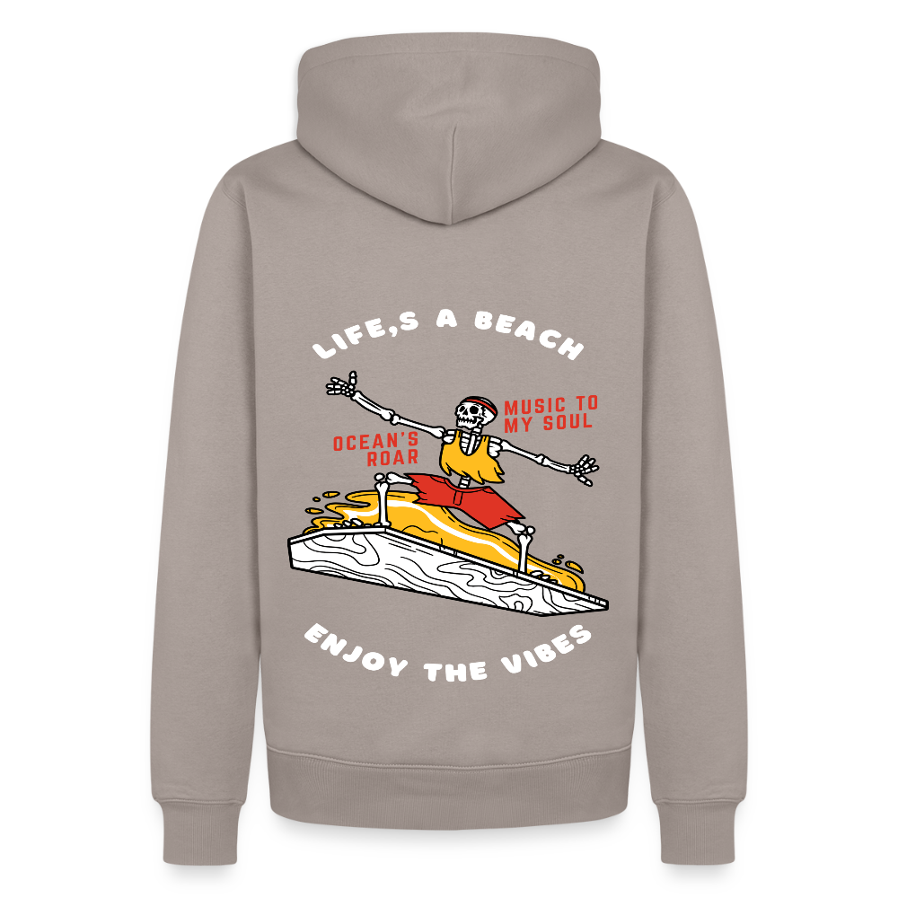 Men’s Premium Water Fun Hoodie - taupe