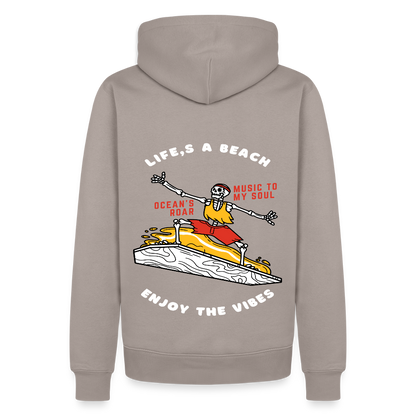 Men’s Premium Water Fun Hoodie - taupe