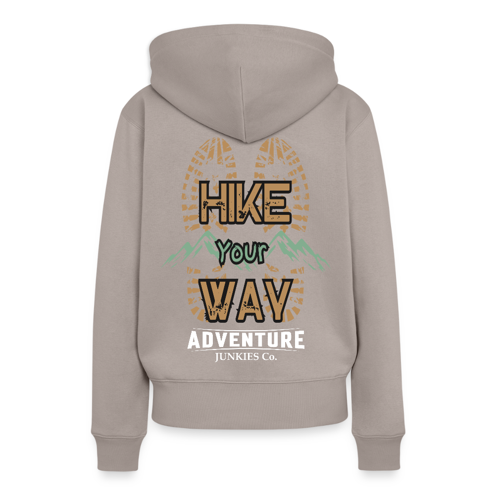 Women’s Premium  Hiking / Walking Hoodie - taupe