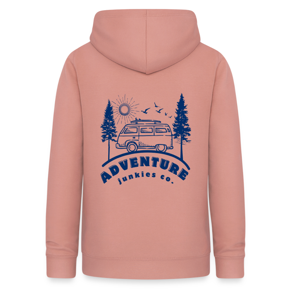 Women's Camping Hoodie - dusky rose