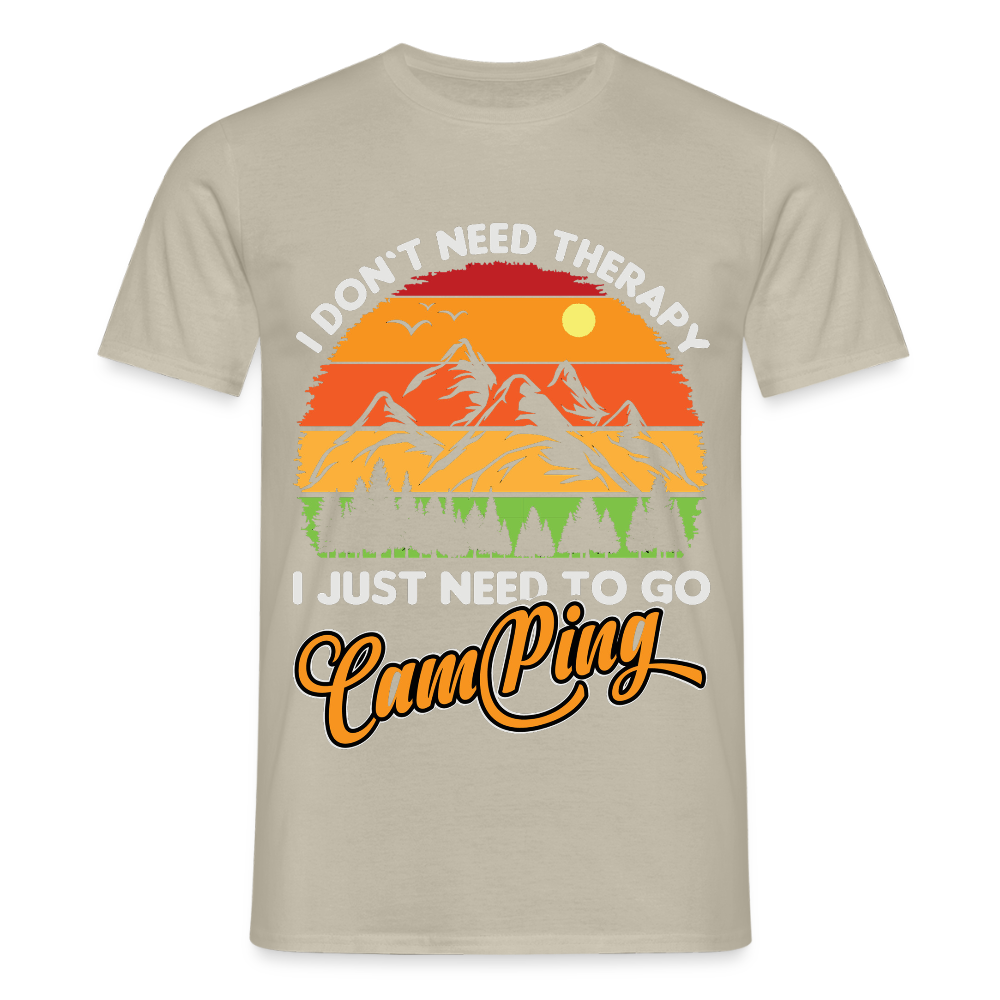 Men's Camping T-Shirt - sand beige