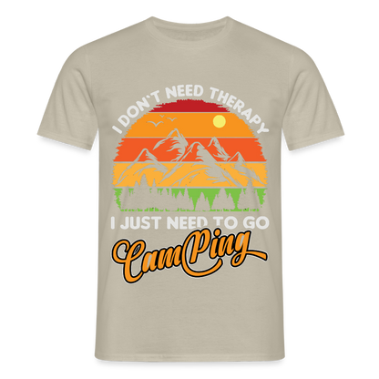 Men's Camping T-Shirt - sand beige